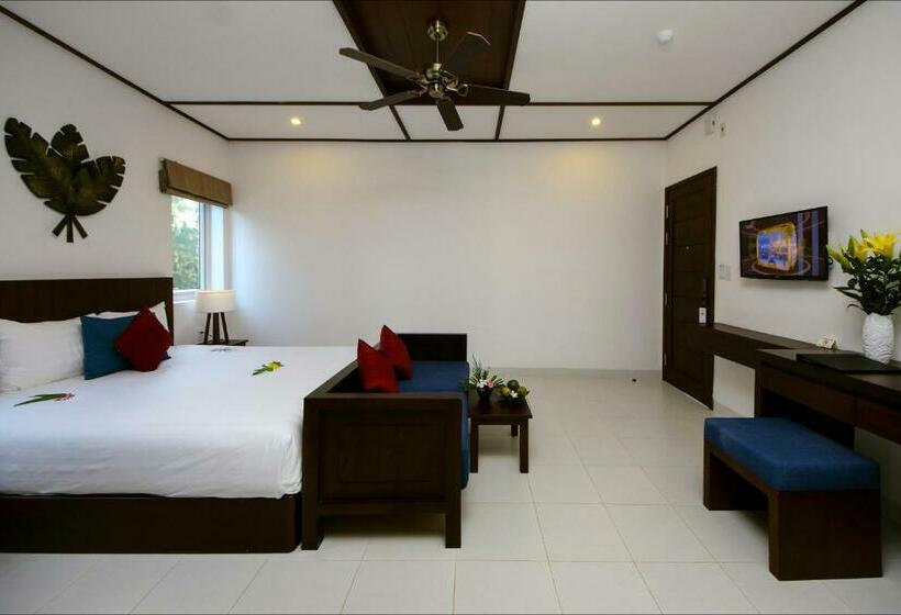 اتاق سوپریور با چشم‌انداز باغ, Tam Thanh Beach Resort & Spa