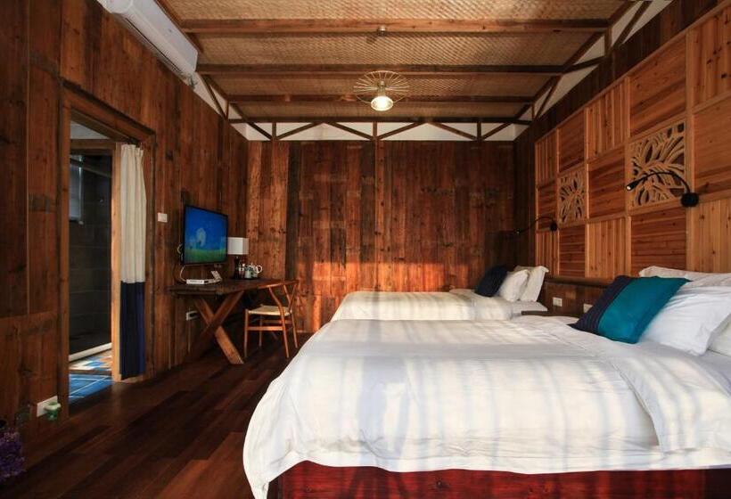 Номер Стандарт с Террасой, Yangshuo Shui Mo Ju Guesthouse