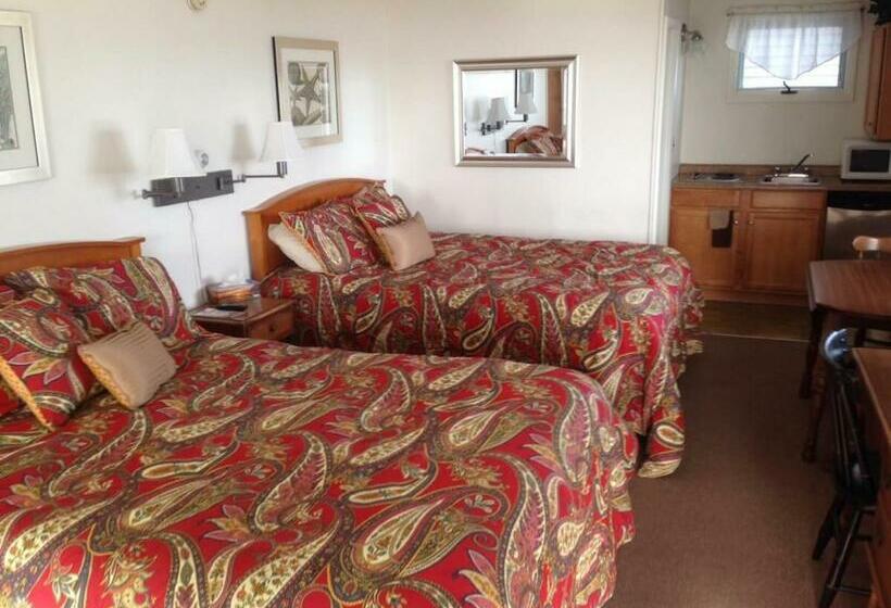 חדר סטנדרט שתי מיטות זוגיות, Sandpiper Beachfront Motel