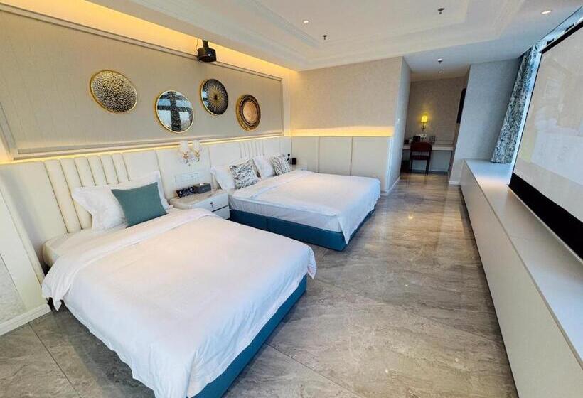 디럭스 패밀리 룸, Jingxu Hotel Mentougou Shang An Subway Station