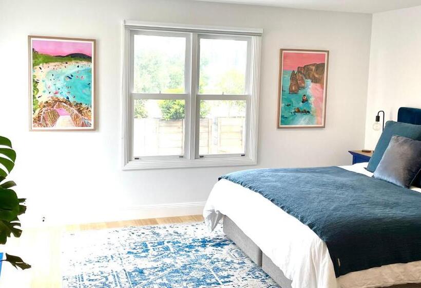 디럭스 스위트 킹 침대, Port Fairy Bnb   The Blue Suite