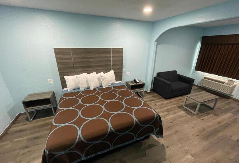 身障者適用キングサイズベッドルーム, Super Stay Inn And Suites   Iah Airport