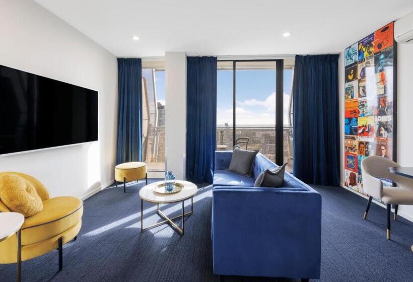 带大床的套房, The Jazz Corner Hotel Melbourne