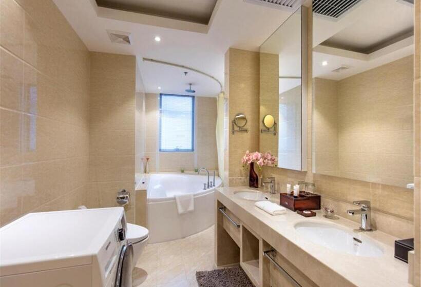 带大床的高级房间, Ariva Tianjin Zhongbei Hotel & Serviced Apartment