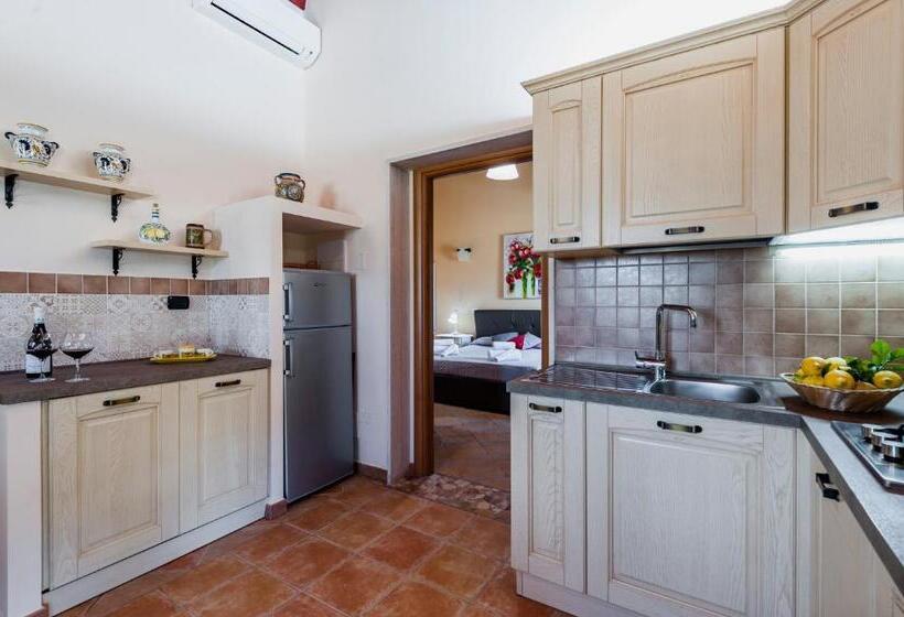 Апартаменты 1 Спальня Вид на Бассейн, Valleforno Country House Di Charme