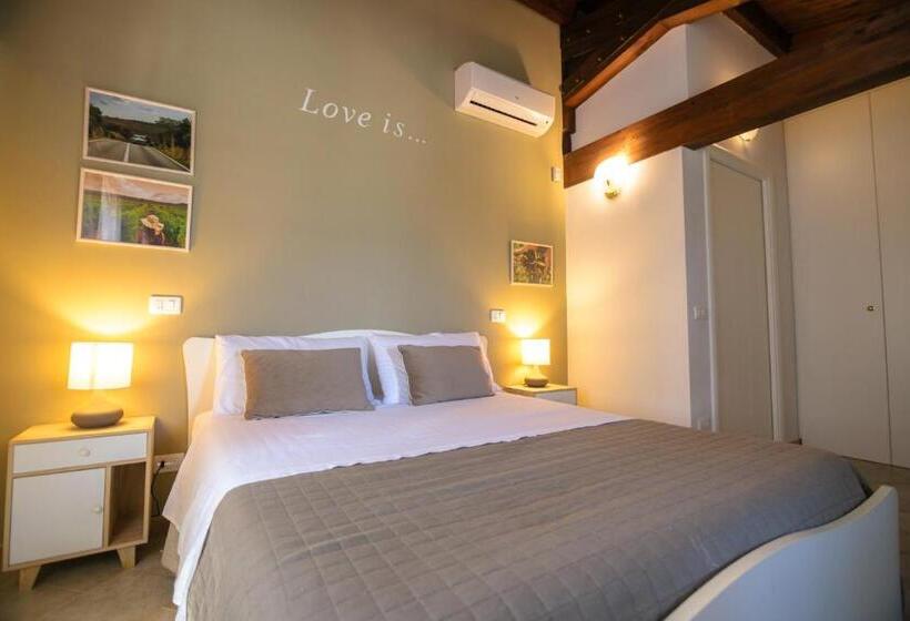 اتاق استاندارد با چشم‌انداز استخر, B&b Villa Adriana