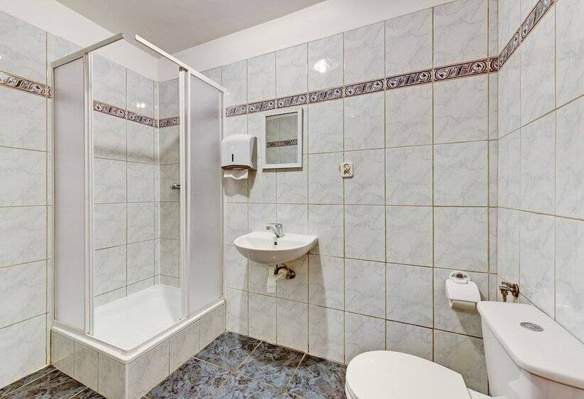 חדר סטנדרט לשלושה עם חדר אמבטיה משוף, Nice Rooms   Pokoje Gościnne