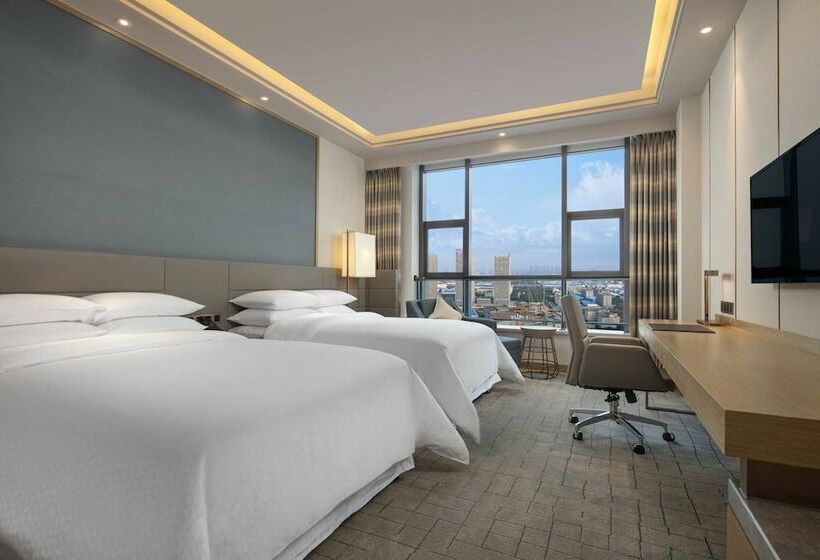 Номер Стандарт 2 Двуспальные Кровати, Four Points By Sheraton Hefei, Baohe