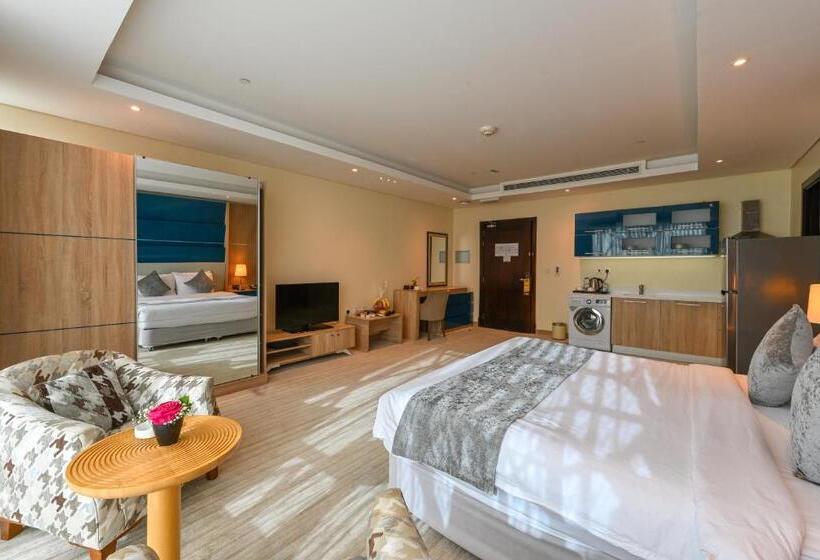 استودیو استاندارد با چشم‌انداز باغ, Al Mansour Suites