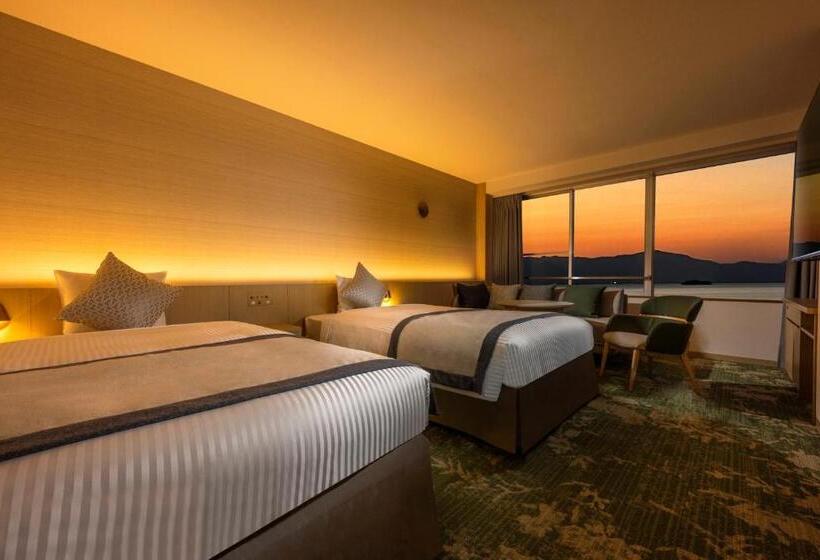 اتاق استاندارد با چشم‌انداز, Kamenoi Hotel Hikone