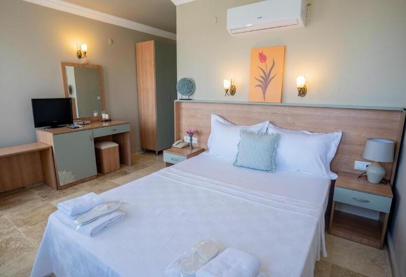 Habitació Deluxe Vista Mar Lateral, Ebruli Otel Cunda