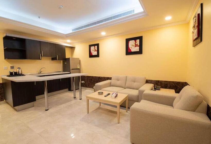 آپارتمان لوکس 1 خوابه, Dar Al Masarat Served Apartments