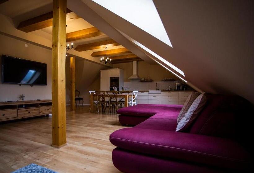 آپارتمان 1 خوابه با تراس, Mikulov Apartmány Magistr