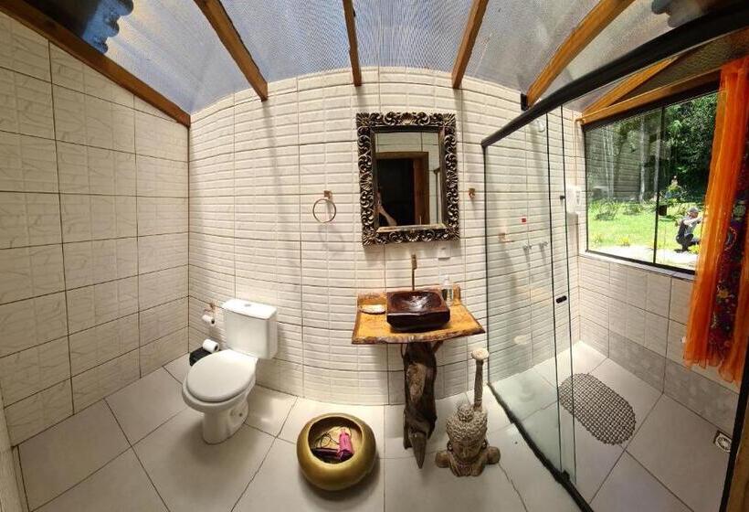 스탠다드 룸 산 전망, Pousada Jardim Do Buda   Café E Piscina