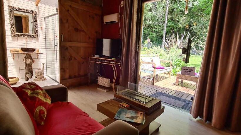 스탠다드 룸 산 전망, Pousada Jardim Do Buda   Café E Piscina