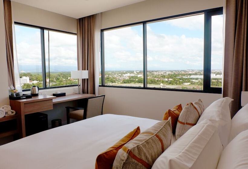 스탠다드 룸 킹사이즈 침대, Grand Fortune Hotel Nakhon Si Thammarat