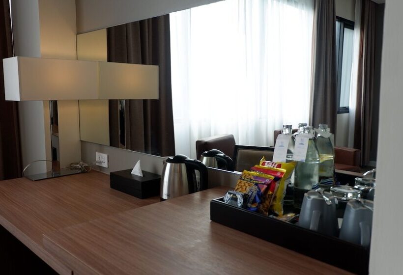 스탠다드 룸 킹사이즈 침대, Grand Fortune Hotel Nakhon Si Thammarat