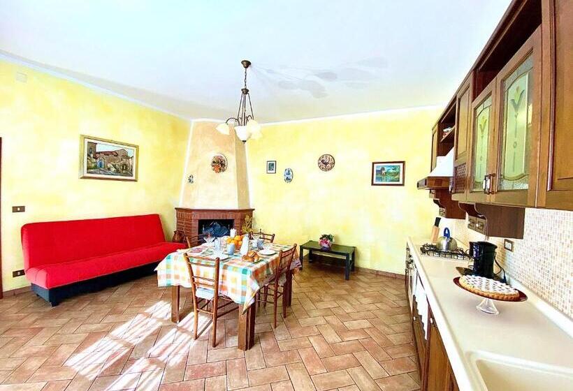 带1个卧室带花园景观的公寓, Agriturismo L'antica Quercia