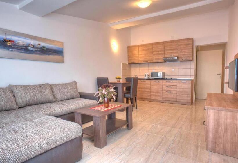 آپارتمان 2 خوابه با چشم‌انداز دریا, Guest House Maslina