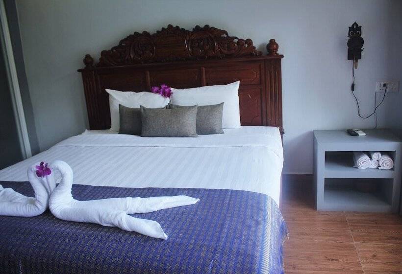 اتاق استاندارد با چشم‌انداز استخر, Ramchang Guesthouse