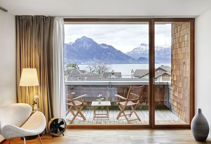 اتاق لوکس با چشم‌انداز دریاچه, Rössli Gourmet & Spa