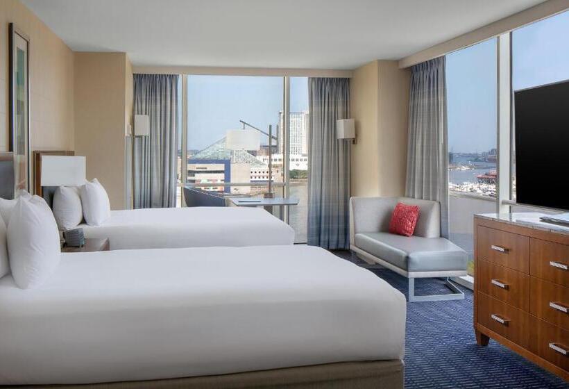 带2个双人床的标准工作室, Hyatt Regency Baltimore