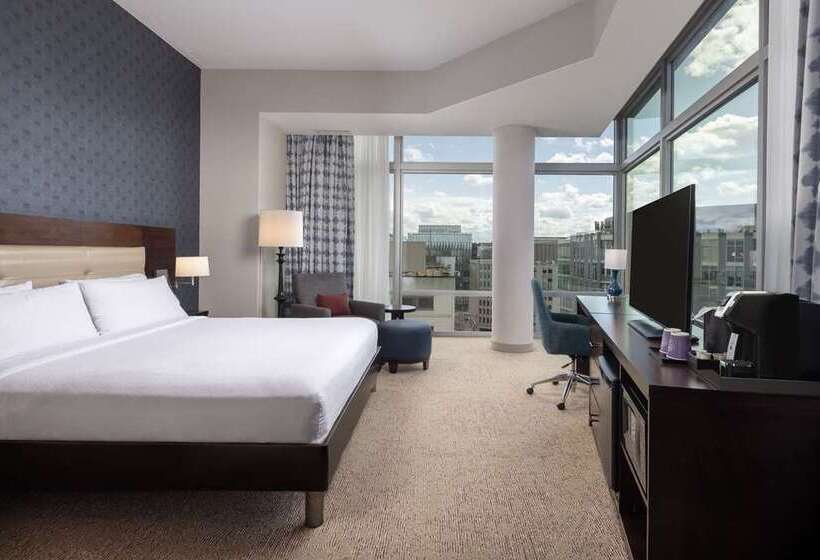 חדר דחוקס עם מיטת קינג, Hilton Garden Inn Knoxville Papermill Drive
