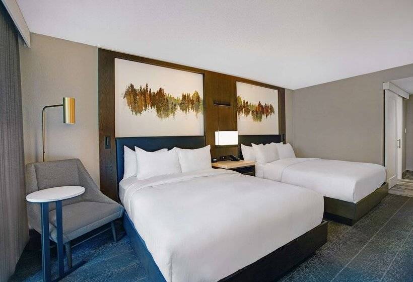 ２ダブルベッドのスタンダードルーム, Hilton Peachtree City Atlanta Hotel & Conference Center