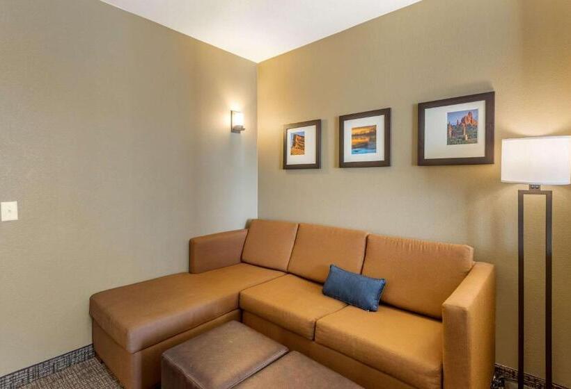 מיטת קינג בסוויטה, Comfort Suites Near Denver Downtown