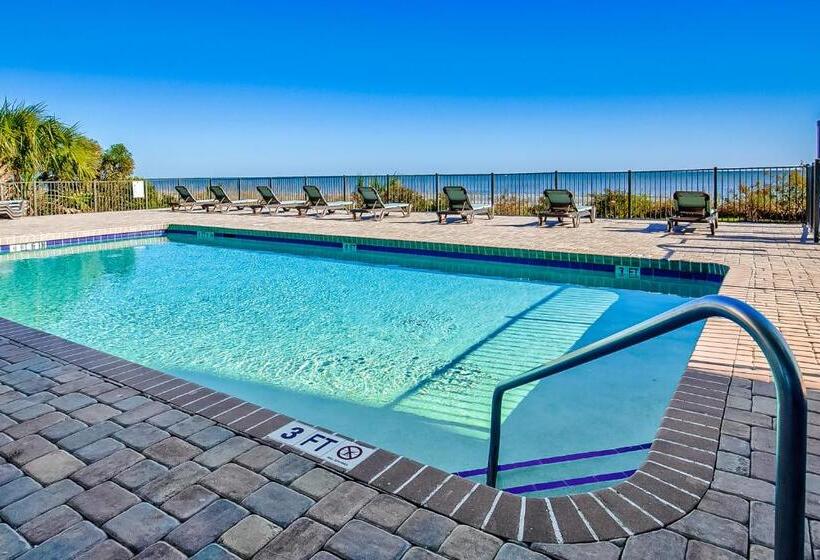 آپارتمان 1 خوابه با چشم‌انداز استخر, Blue Water Resort 1103