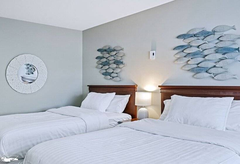 스탠다드 룸 더블 침대 2개, Motel Manoir De Percé