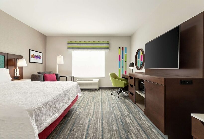 장애인을 위한 킹사이즈 침대 스탠다드 룸, Hampton Inn West Valley Salt Lake City