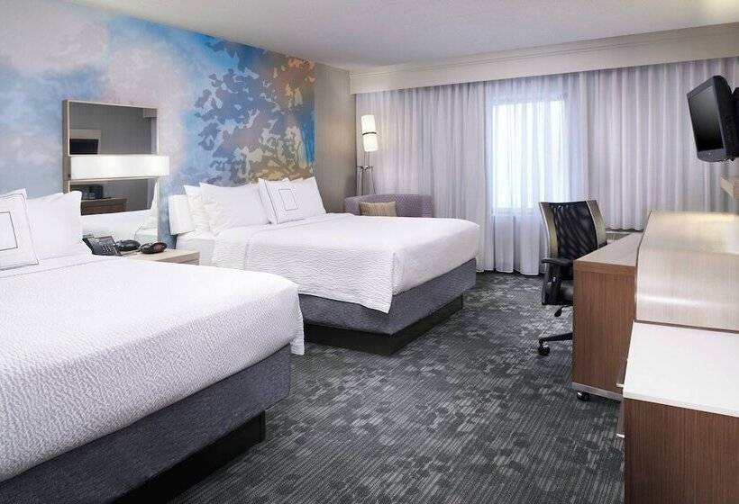 Номер Стандарт 2 Двуспальные Кровати, Courtyard Cleveland Airport North