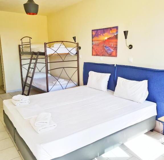 スタンダード４人部屋, Avra Sea View Paradise Pool Apartments