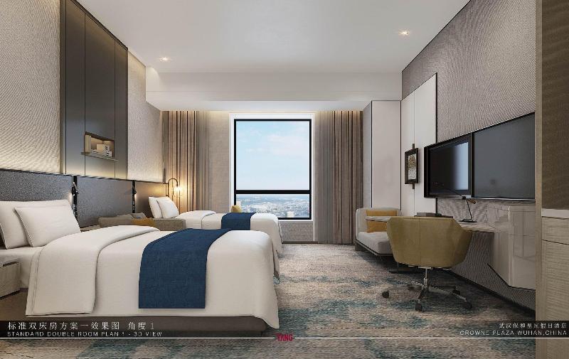标准间带湖景, Crowne Plaza Wuhan Development Zone, An Ihg