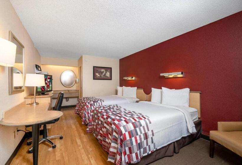 Номер Стандарт 2 Двуспальные Кровати, Red Roof Inn Detroit   Roseville/ St Clair Shores