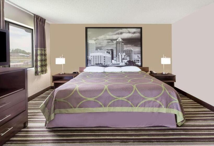 غرفة قياسية سرير كينج لذوى الإحتياجات الخاصة, Super 8 By Wyndham Plymouth