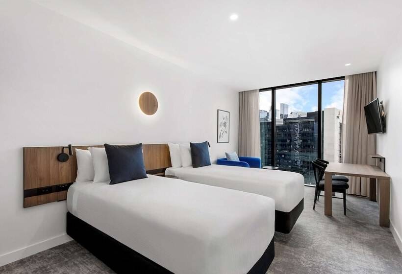 스탠다드 스튜디오 더블 침대, Adina Apartment Hotel Melbourne Southbank