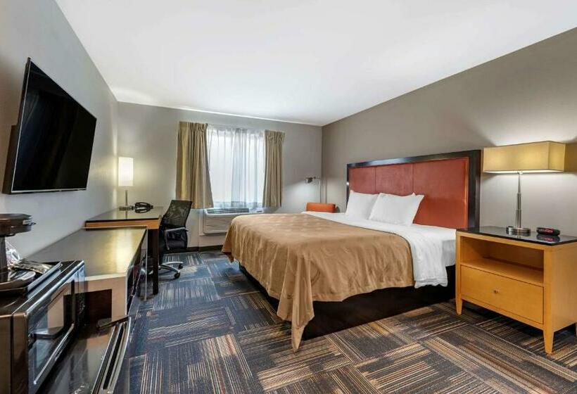 اتاق استاندارد با تخت بزرگ, Quality Inn & Suites Evansville Downtown