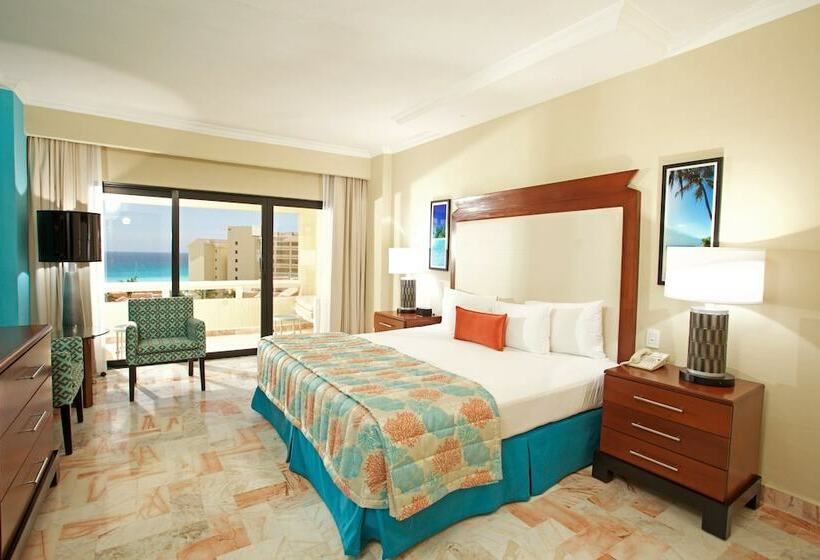 חדר דלוקס נוף לים, Wyndham Grand Cancun All Inclusive Resort & Villas