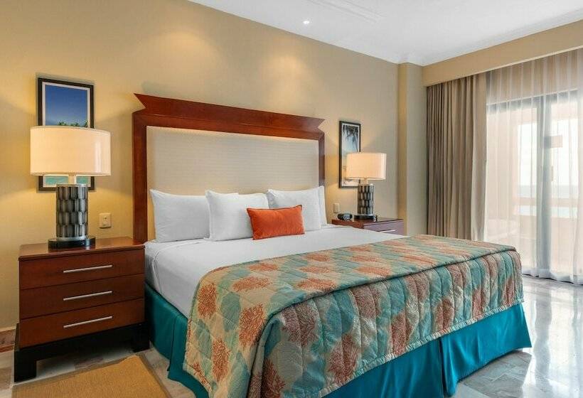 חדר דלוקס נוף לים, Wyndham Grand Cancun All Inclusive Resort & Villas