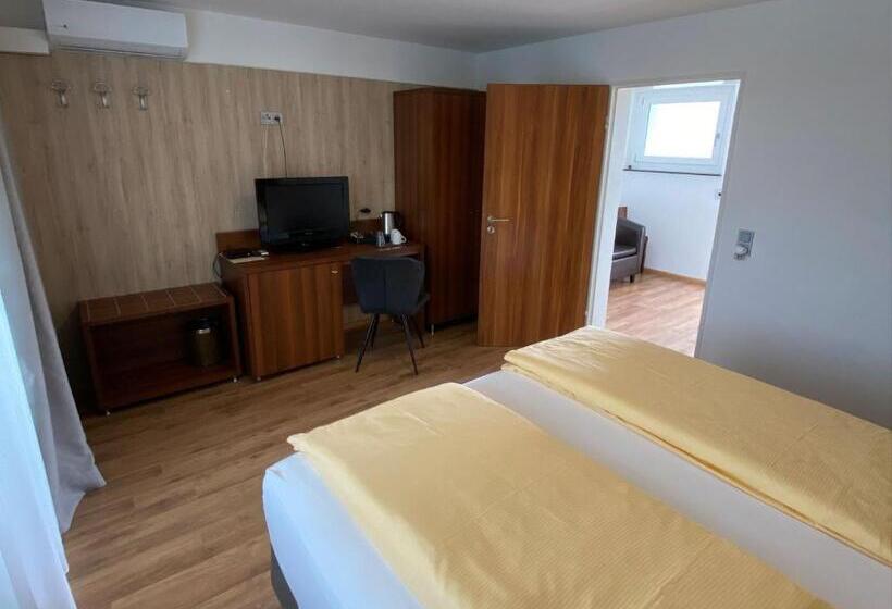 Номер Deluxe с Балконом, Zum Ziel Hotel Grenzach Wyhlen Bei Basel