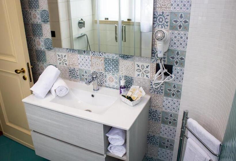 غرفة ديلوكس مزودة بشرفة, B&b Xenia Pompei