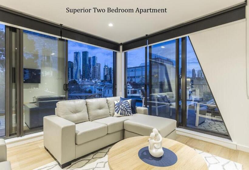 带1个卧室的高级公寓, Q Squared Serviced Apartments