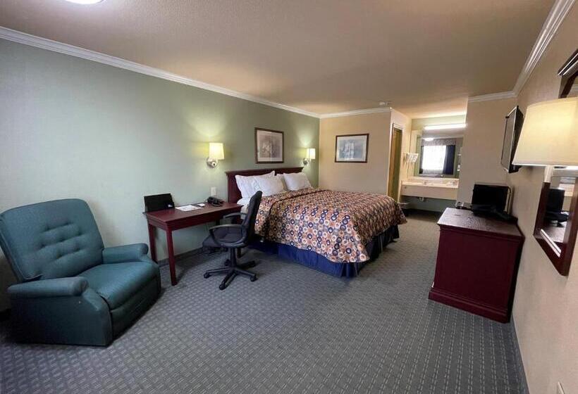 キングサイズベッドのスタンダードルーム, Americas Best Value Inn Hobby Airport