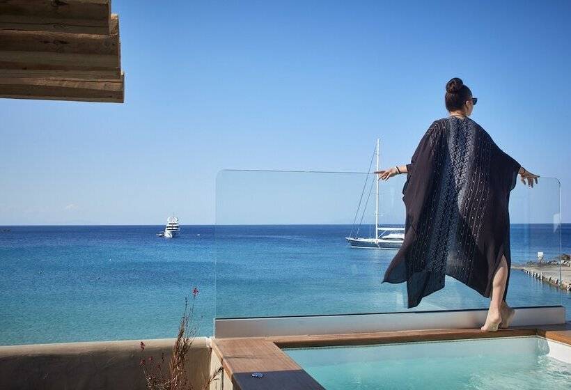 Deluxe Suite Sea View, Mykonos Kosmoplaz Beach Resort