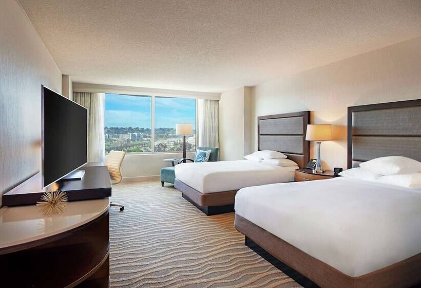 غرفه قياسيه سريرين مزدوجين, Doubletree By Hilton Hotel San Diego   Mission Valley