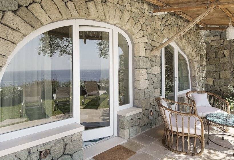 1침실 테라스 아파트 바다 전망, Costa Del Capitano Seaside Villas