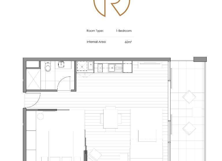 침실 1개 아파트, Oaks R Suites Geelong