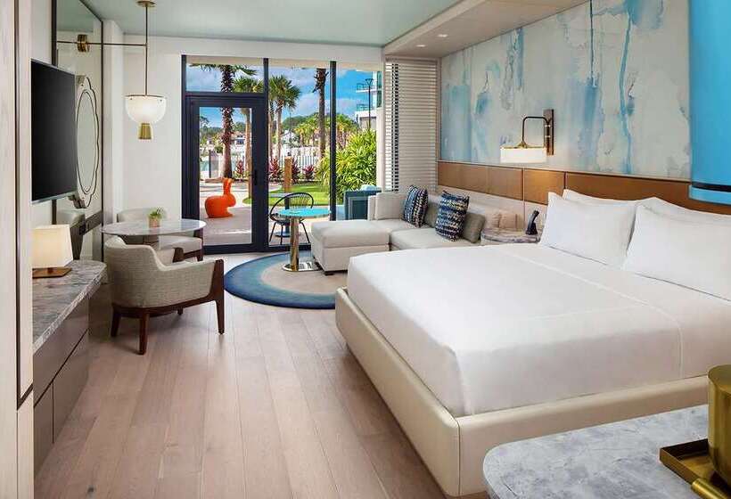 חדר סטנדרט עם מיטת קינג, The Ray Hotel Delray Beach, Curio Collection By Hilton
